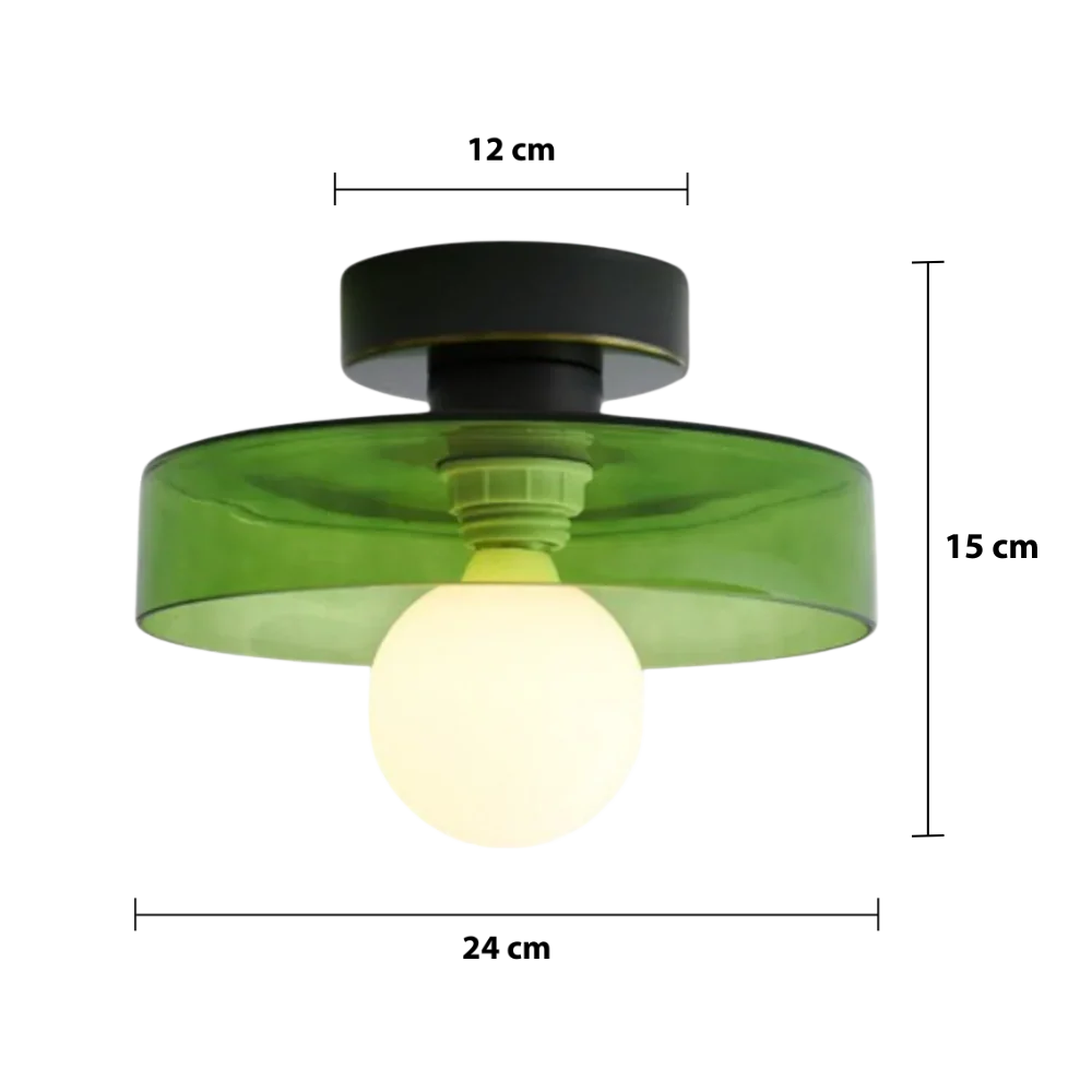 Moderne plafondlamp in Bauhaus-stijl