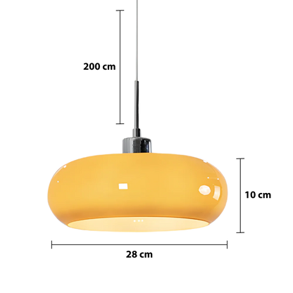 Geometrische hanglamp in Bauhaus-stijl