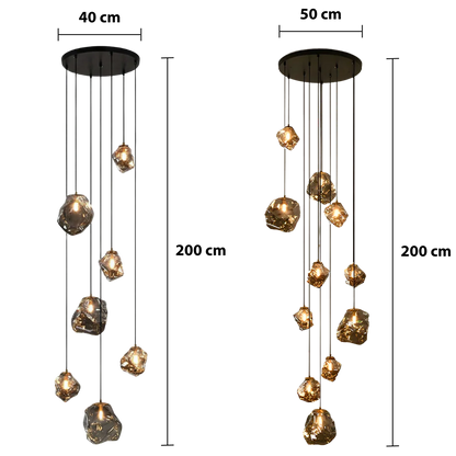 Moderne LED-trap kroonluchter