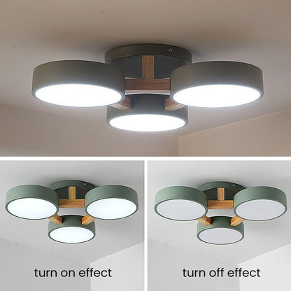 Moderne vlakke slaapkamerlamp