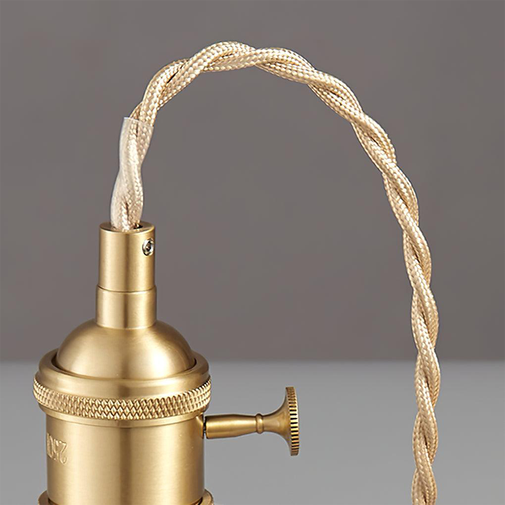 Geribbelde glazen retro hanglamp