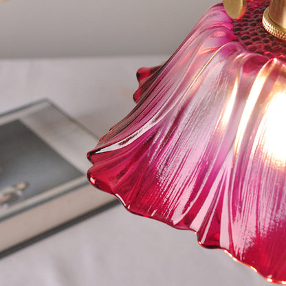 Retro Bloemen Glazen Hanglamp