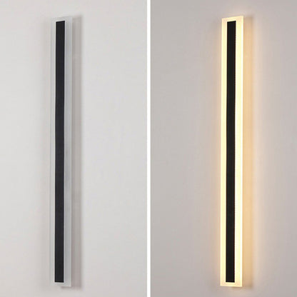 Zwarte moderne LED buitenmuurlamp IP65