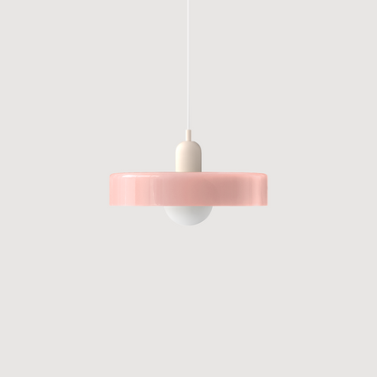 Kleurrijke Bauhaus glazen hanglamp