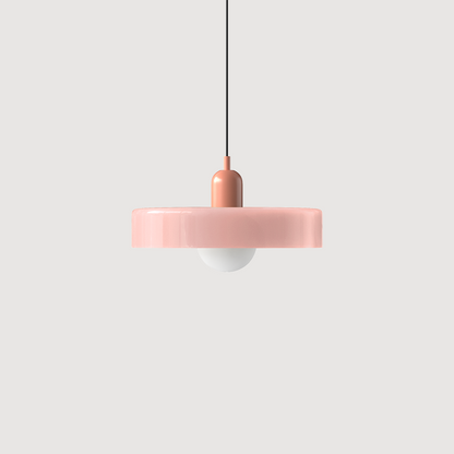 Kleurrijke Bauhaus glazen hanglamp