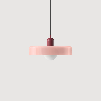 Kleurrijke Bauhaus glazen hanglamp
