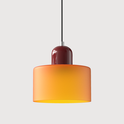 Slanke glazen hanglamp