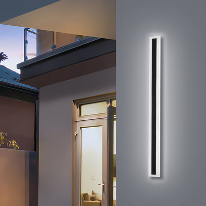Zwarte moderne LED buitenmuurlamp IP65