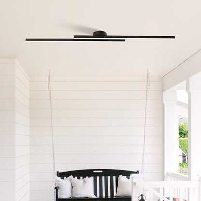 Langwerpige aluminium LED-plafondlamp