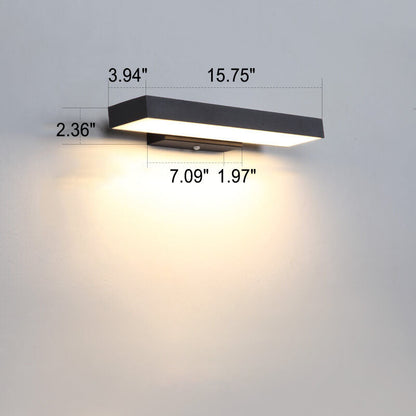 Slanke waterdichte wandlamp