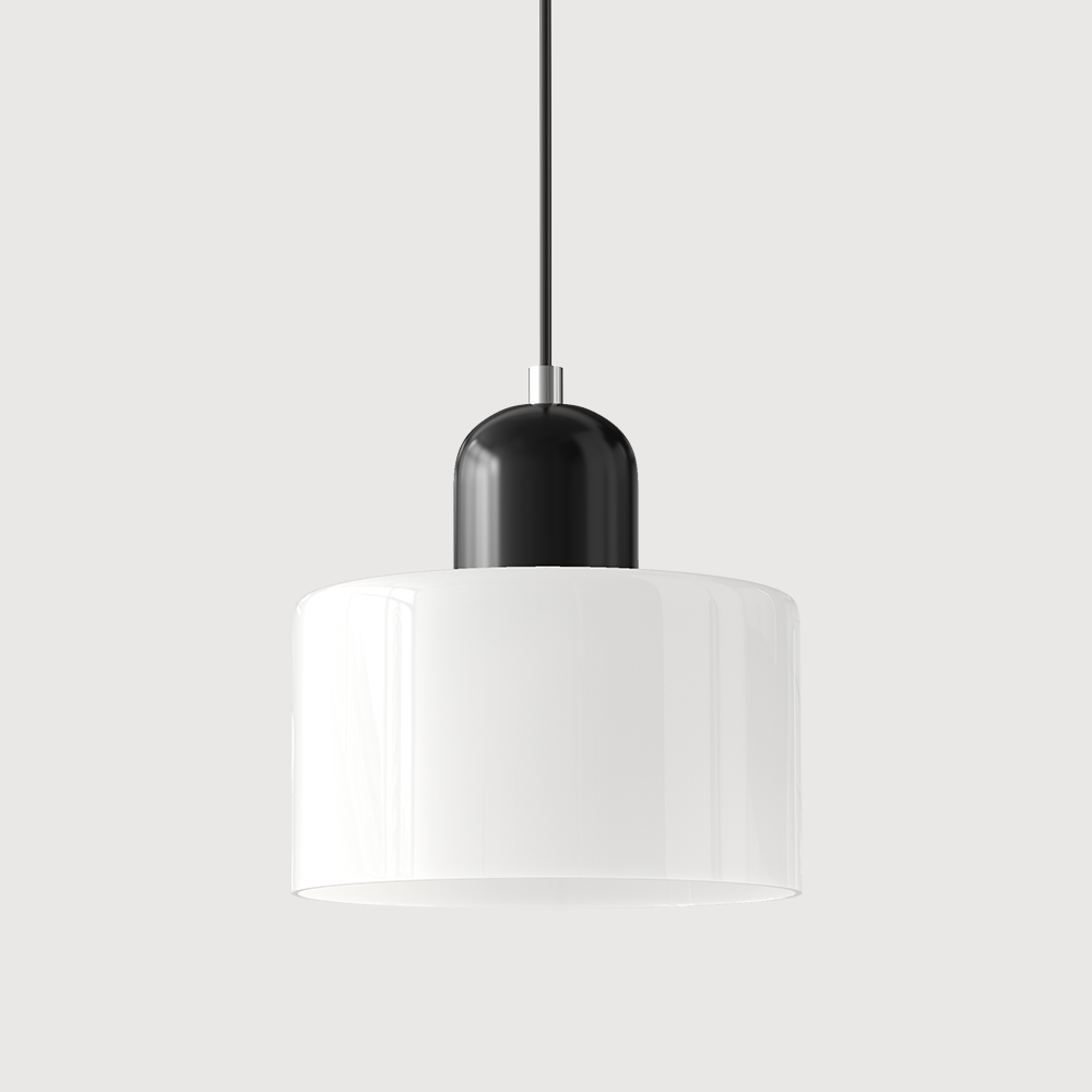 Slanke glazen hanglamp