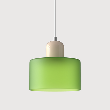 Slanke glazen hanglamp