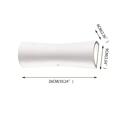 Moderne dubbele LED-buitenmuurlamp