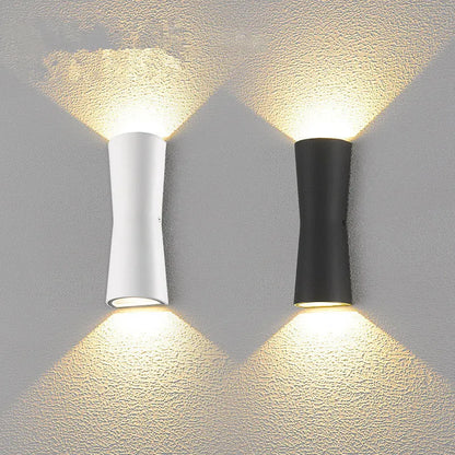 Moderne dubbele LED-buitenmuurlamp