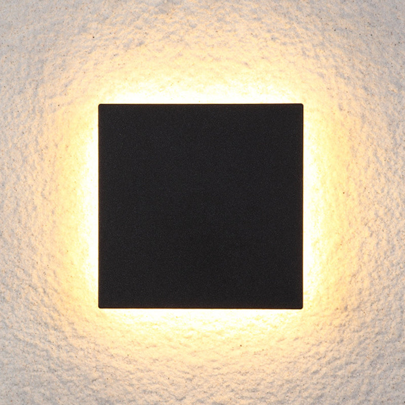 Moderne geometrische LED buitenmuurlamp