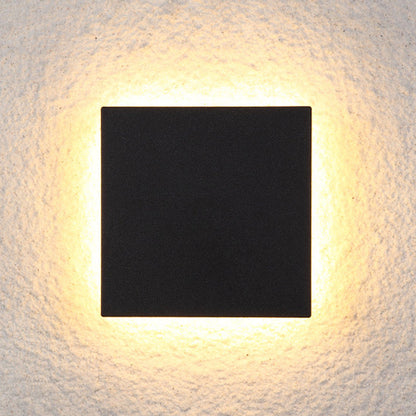 Moderne geometrische LED buitenmuurlamp