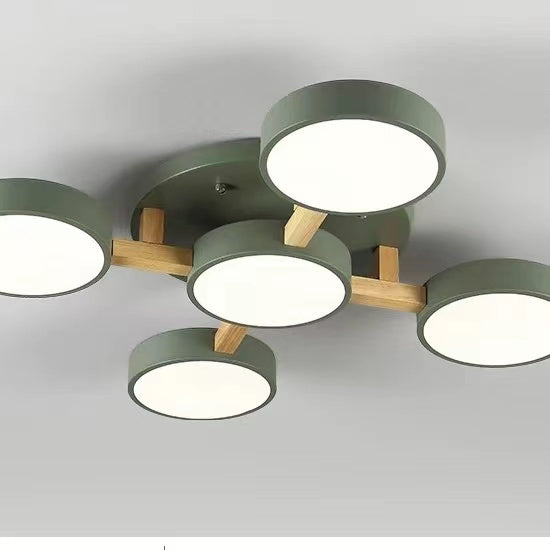 Moderne vlakke slaapkamerlamp