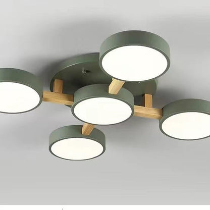 Moderne vlakke slaapkamerlamp