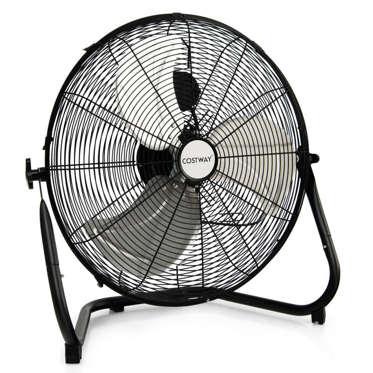 20-inch industriële vloerventilator met hoge snelheid