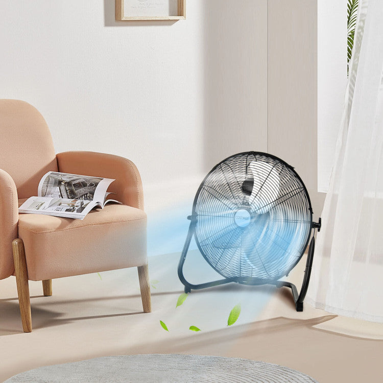 20-inch industriële vloerventilator met hoge snelheid