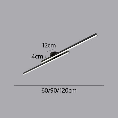 Langwerpige aluminium LED-plafondlamp