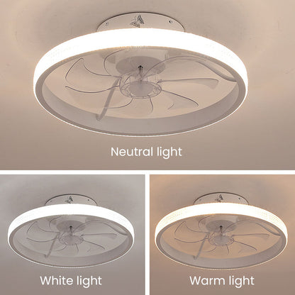 Slimme LED-plafondventilator met afstandsbediening