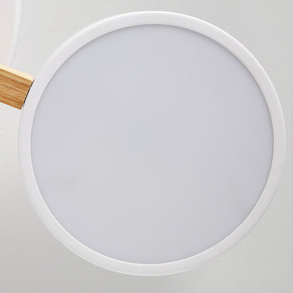 Moderne vlakke slaapkamerlamp