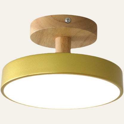 Ronde ijzeren LED-plafondlamp
