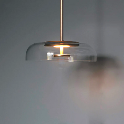 Moderne glazen kap hanglamp