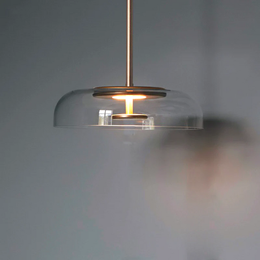 Moderne glazen kap hanglamp