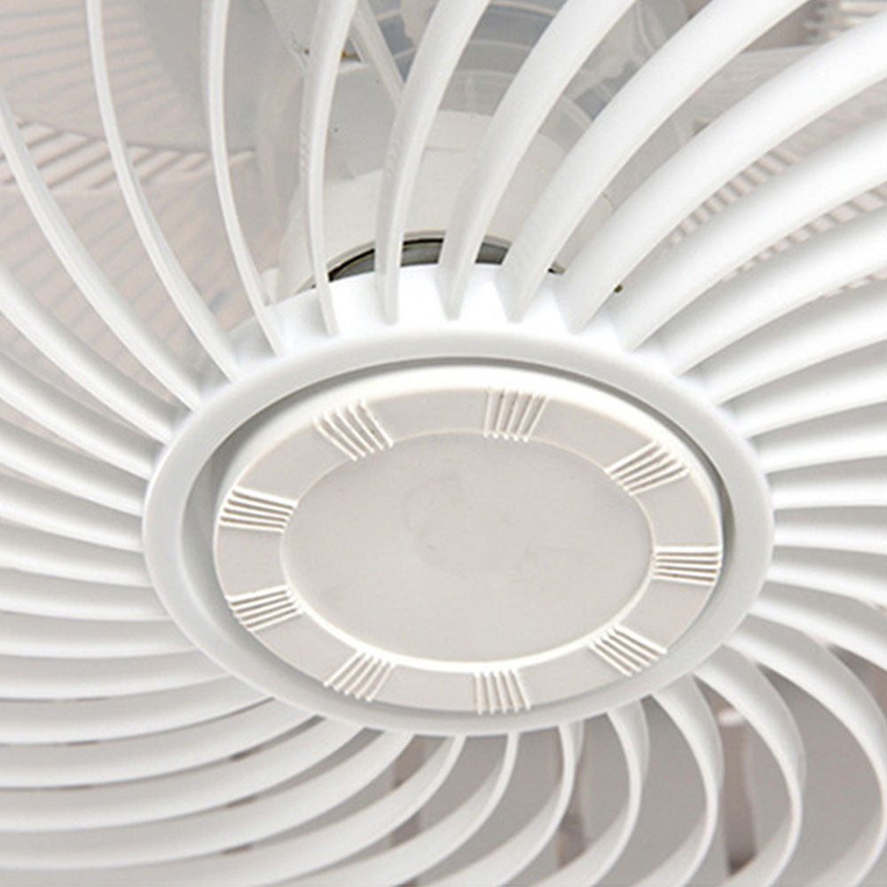 Moderne ronde houten LED plafondventilator met licht