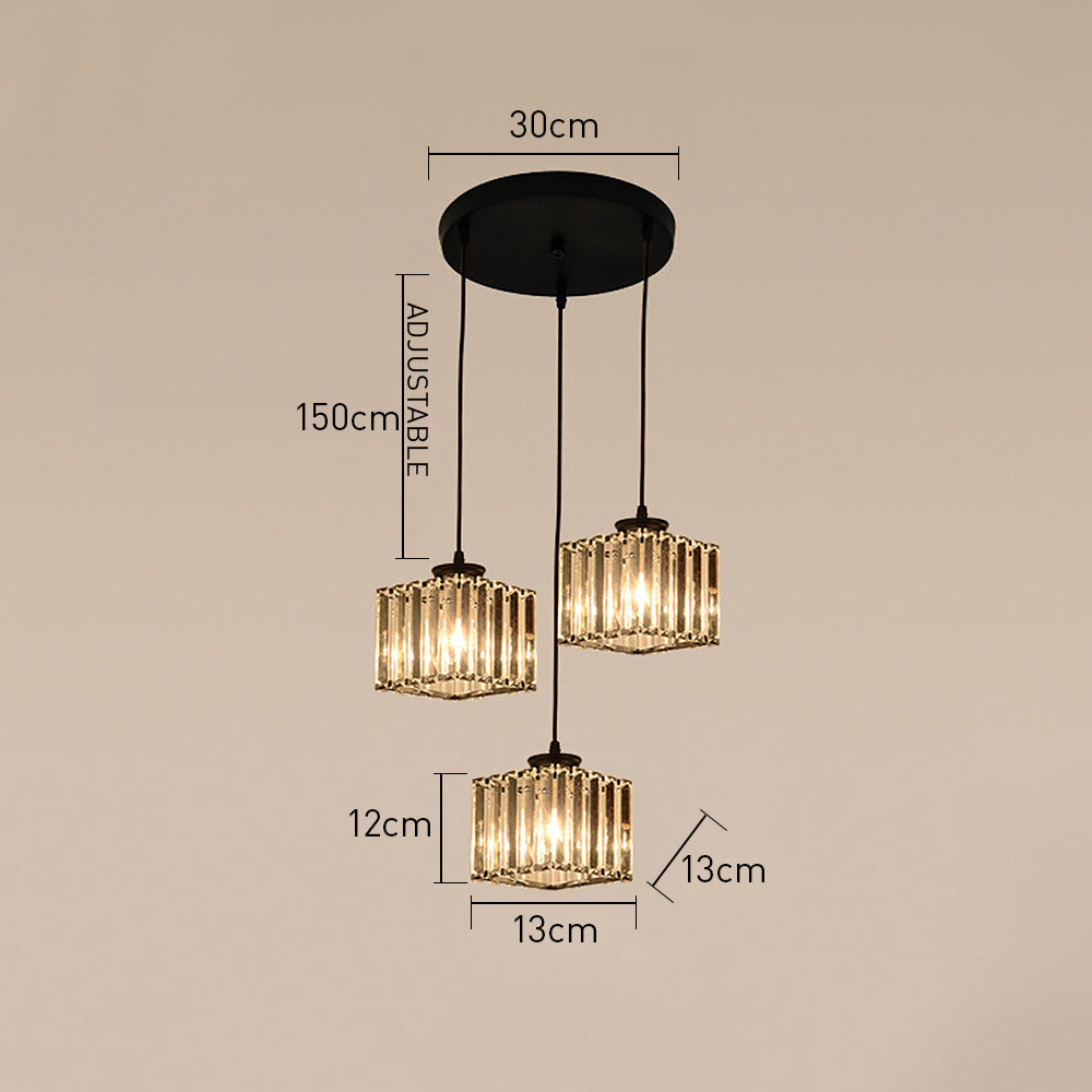 Multi-licht Kristaleiland Hanglamp