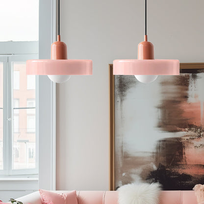 Bauhaus glas-in-lood hanglamp