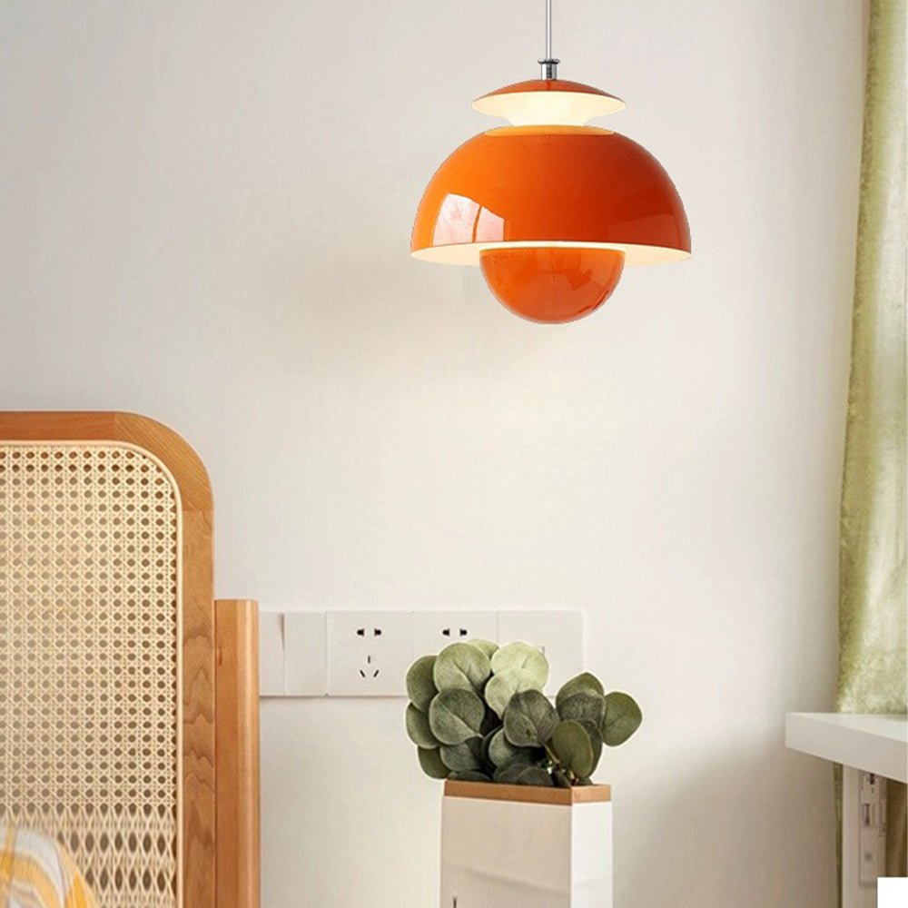 Slanke metalen hanglamp