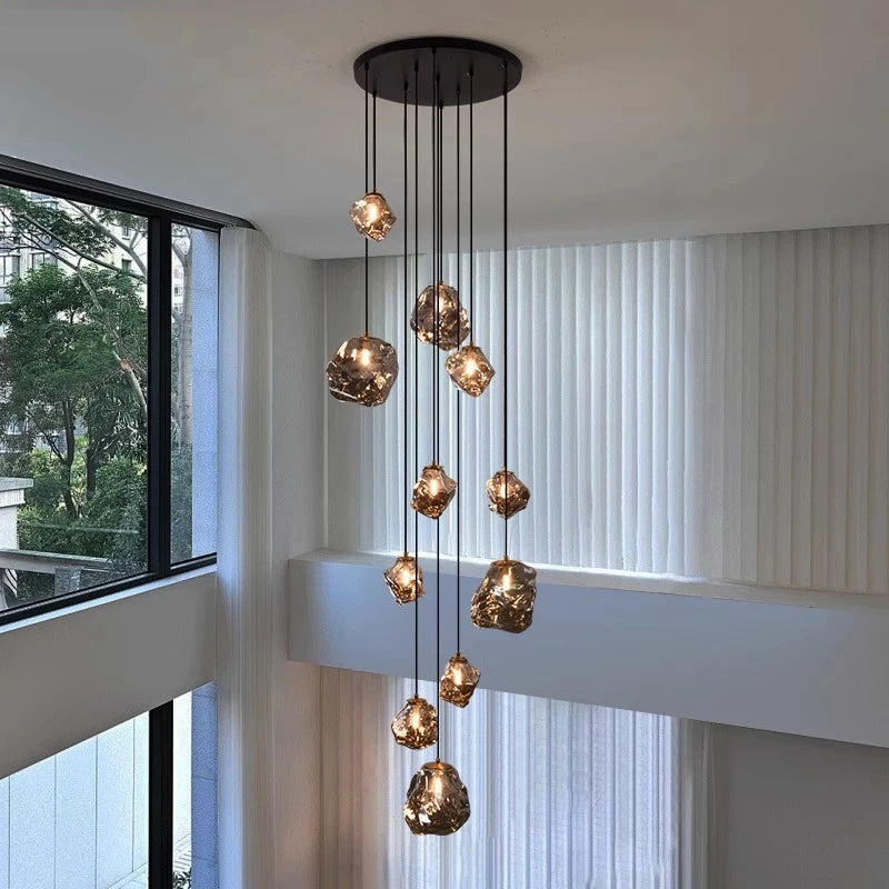 Moderne LED-trap kroonluchter