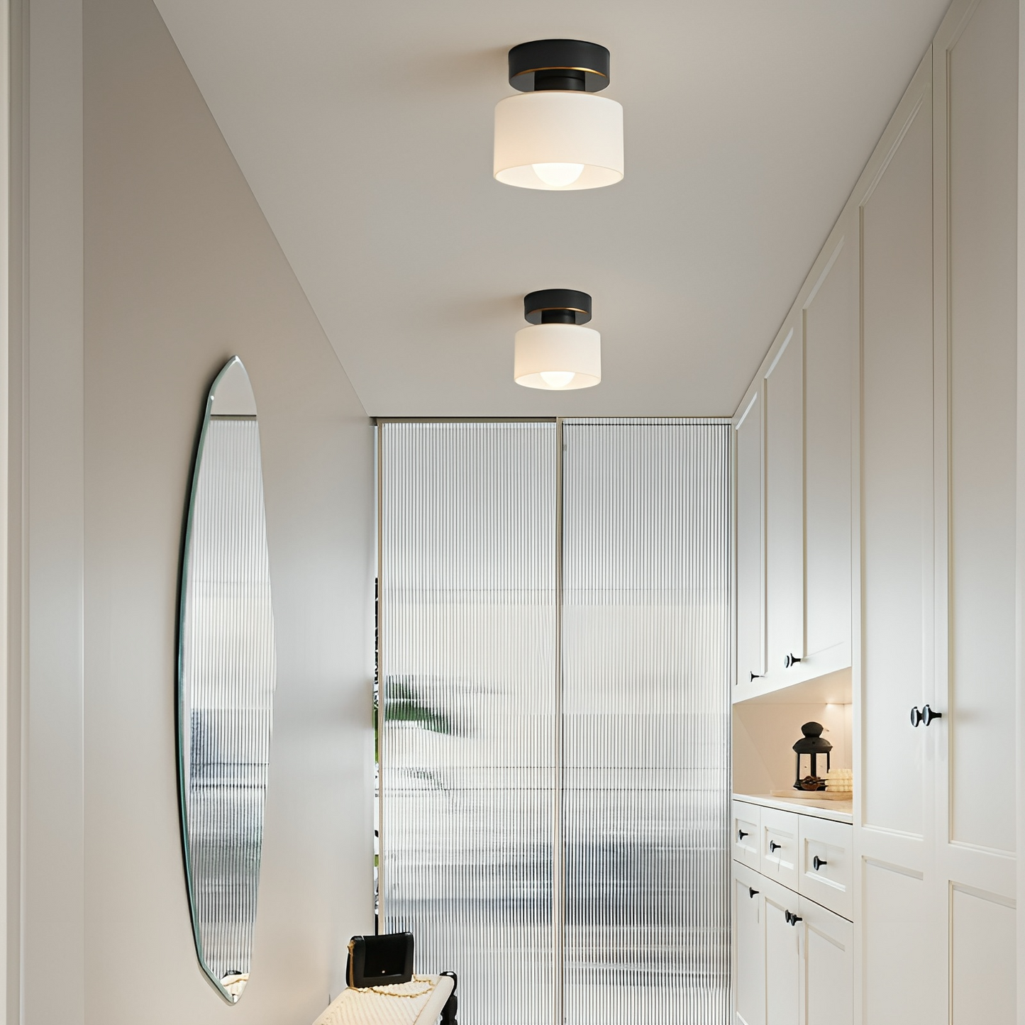 Moderne plafondspot Bauhaus ontwerp