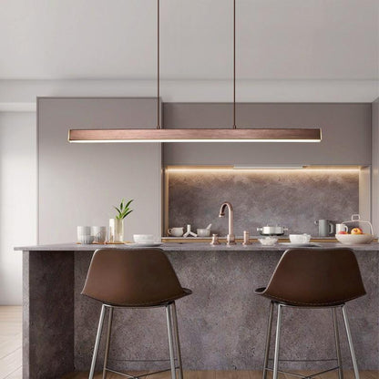 Moderne lineaire LED-hanglamp