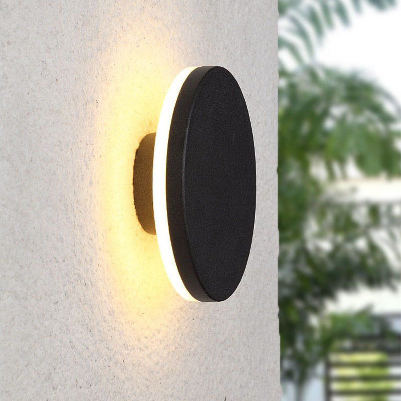 Moderne geometrische LED buitenmuurlamp