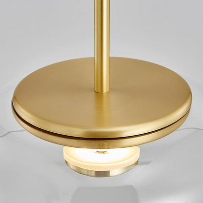 Moderne glazen kap hanglamp