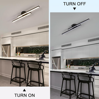 Langwerpige aluminium LED-plafondlamp