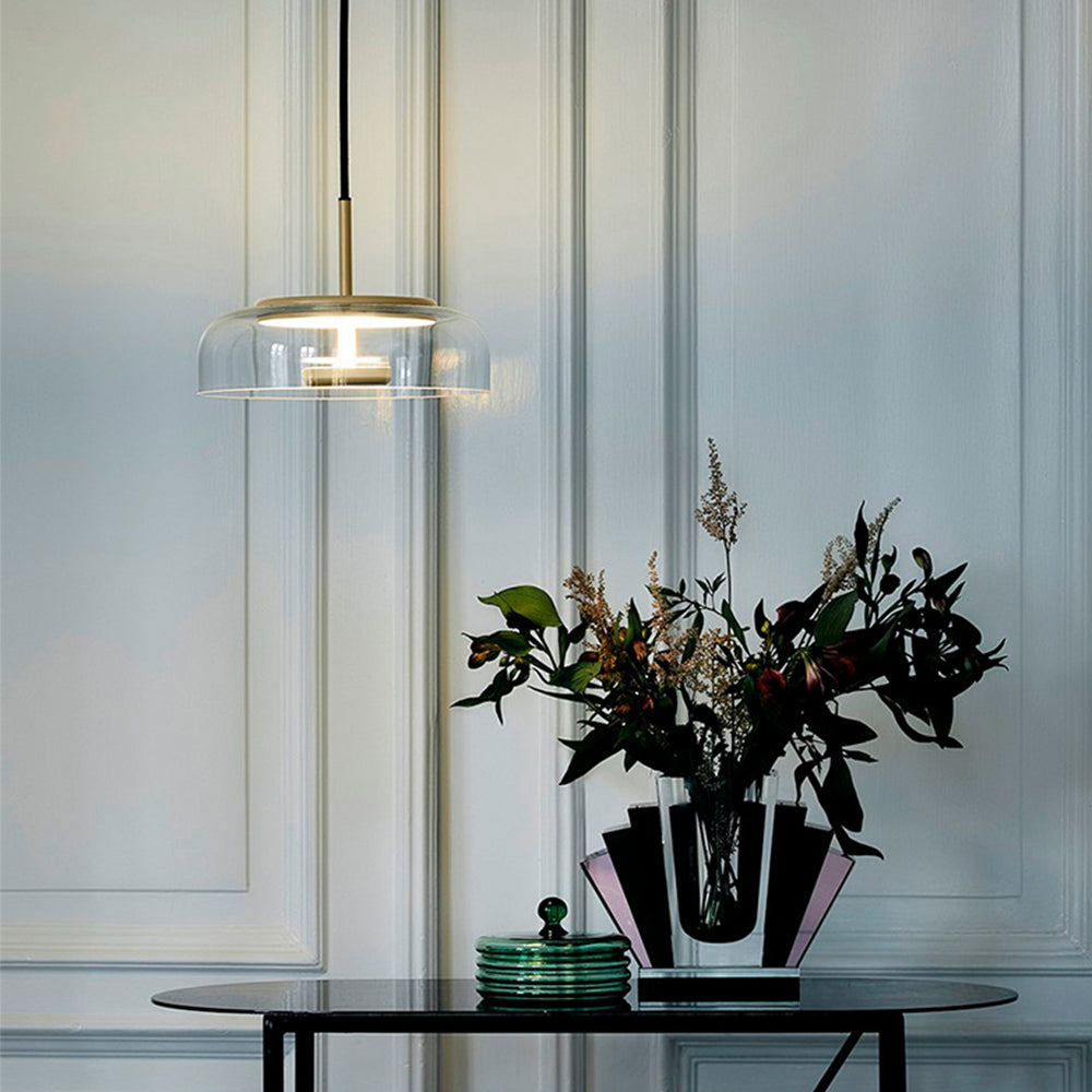 Moderne glazen kap hanglamp
