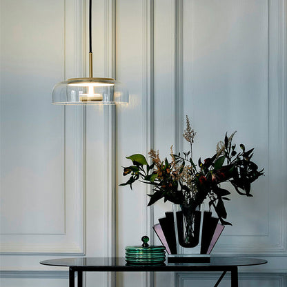 Moderne glazen kap hanglamp
