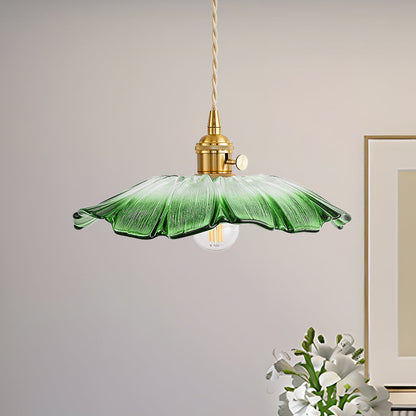 Retro Bloemen Glazen Hanglamp