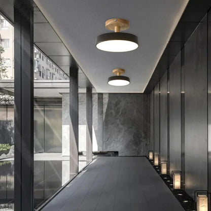 Ronde ijzeren LED-plafondlamp