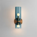 Dubbele glazen bol wandlamp