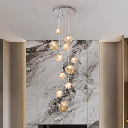 Moderne LED-trap kroonluchter