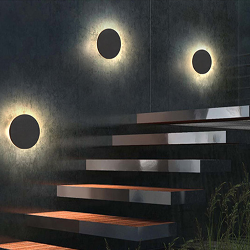 Moderne geometrische LED buitenmuurlamp