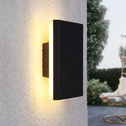 Moderne geometrische LED buitenmuurlamp