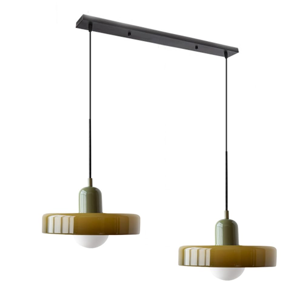 Bauhaus glas-in-lood hanglamp
