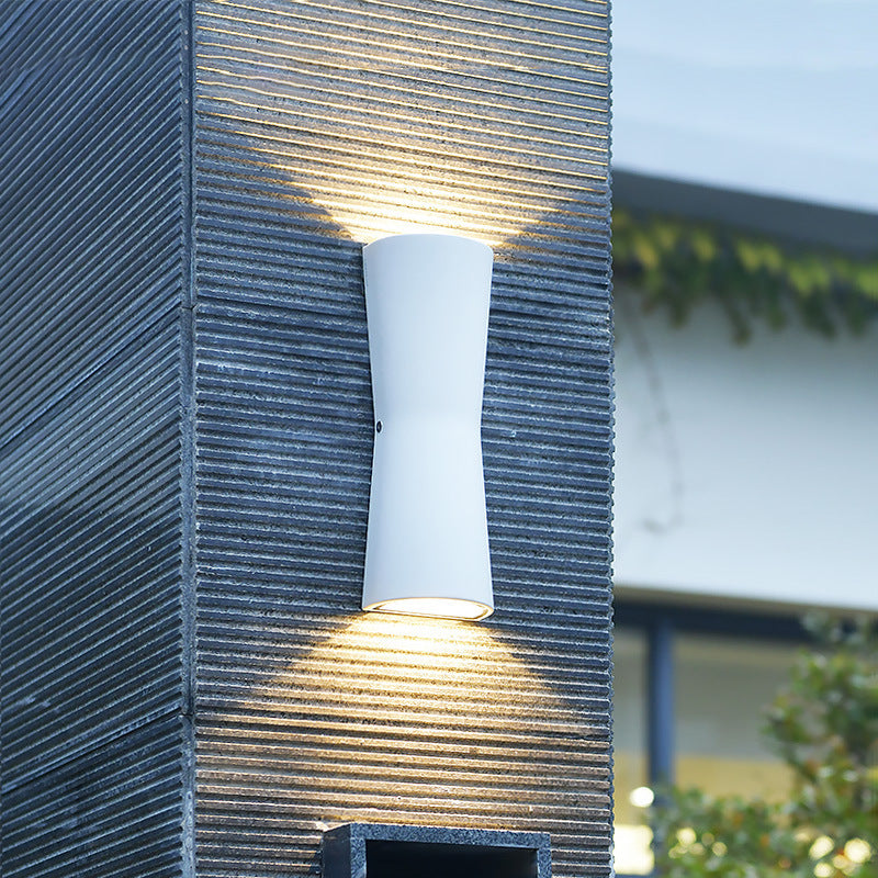 Moderne dubbele LED-buitenmuurlamp
